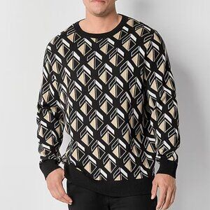 Shaquille O'Neal Big and Tall Mens Crew Neck Long Sleeve Pullover Sweater XLG